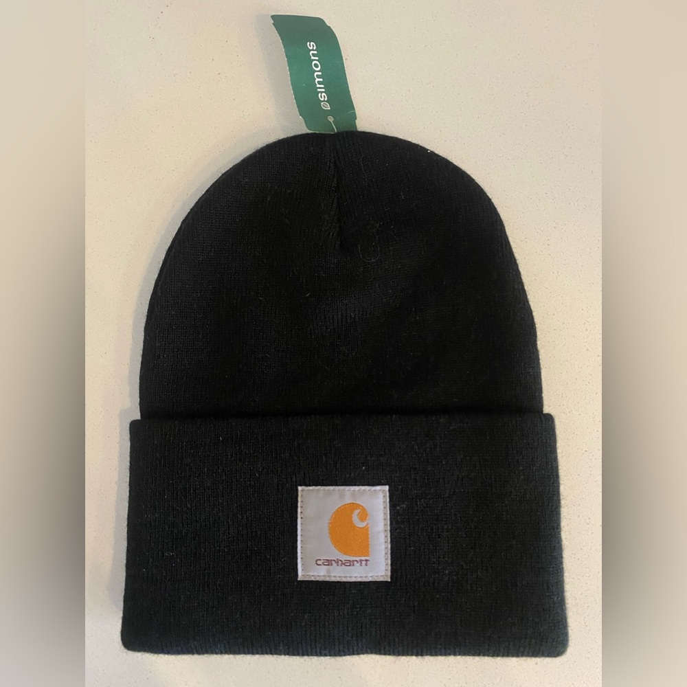 NWT Carhartt Black Knit Beanie / Toque / Hat - One Size Unisex